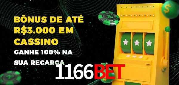 1166Bet melhor bônus de depósito