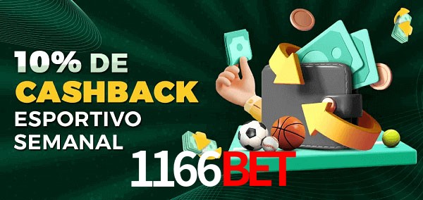 10% de bônus de cashback na 1166Bet